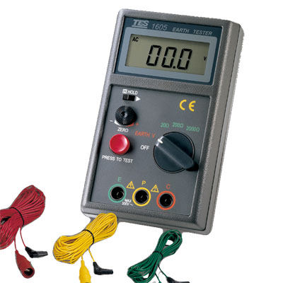 臺灣泰仕數字接地電阻計TES-1605